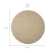 Tapete Natural Redondo Sisal (150x150cm) Polar