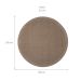 Tapete Natural Redondo Sisal (200x200cm) Camelo