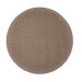 Tapete Natural Redondo Sisal (250x250cm) Camelo