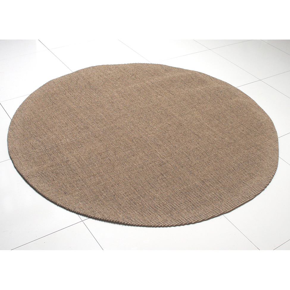 Tapete Natural Redondo Sisal (250x250cm) Camelo