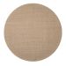 Tapete Natural Redondo Sisal (250x250cm) Kapa