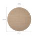 Tapete Natural Redondo Sisal (250x250cm) Kapa