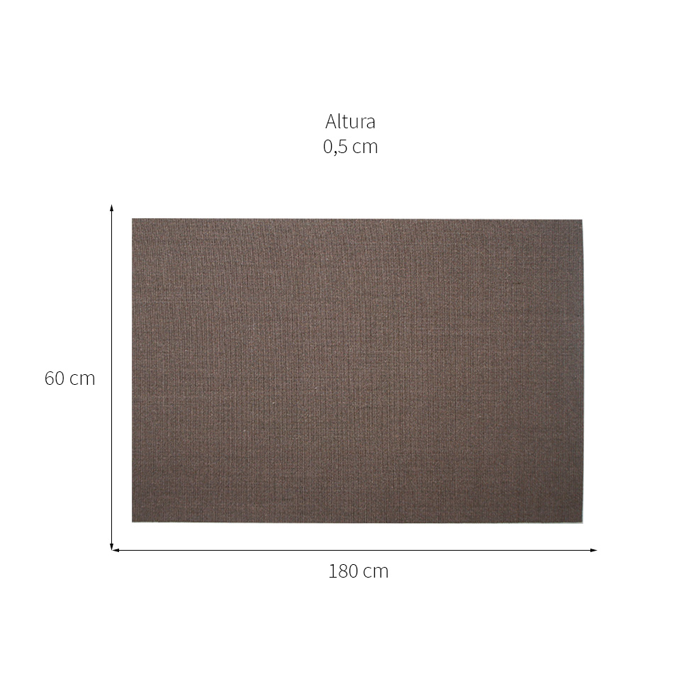 Tapete Natural Retangular Sisal (60x180cm) Marrom