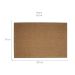 Tapete Natural Retangular Sisal (70x200cm) Mesclado