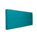 Painel Cabeceira Casal 1,40cm Azul Turquesa