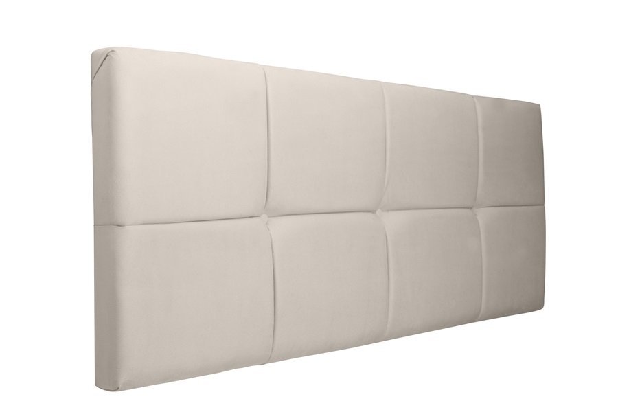 Painel Cabeceira Casal 1,40cm Bege