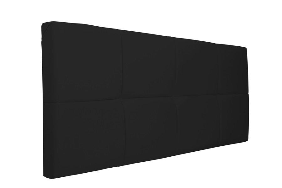 Painel Cabeceira Casal 1,40cm Preto
