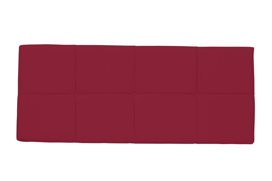Painel Cabeceira Casal 1,40cm Vermelho