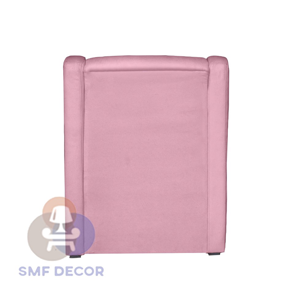 Poltrona para Amamentação Glamour com Almofada Rosê