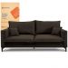 Sofá 2 Lugares Modular Boma 1,70m Boucle Marrom Sofá inBox
