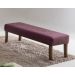 Banco 2 Lugares Theo Veludo Rosa e Imbuia 160 cm