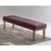 Banco 2 Lugares Theo Veludo Rosa e Mel 160 cm