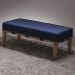 Banco Livia Azul e Mel 100 cm