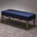 Banco Livia Azul e Mel 140 cm