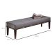 Banco Livia Cinza e Imbuia 140 cm