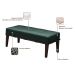 Banco Livia Verde e Imbuia 140 cm