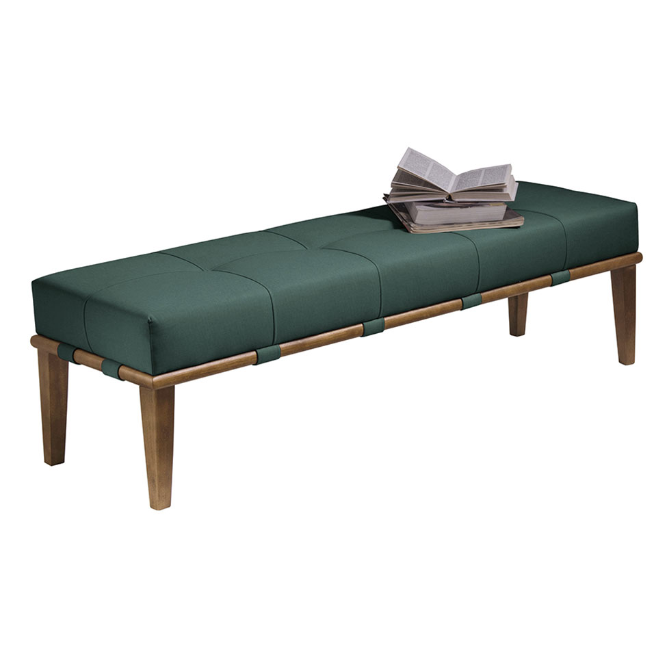 Banco Livia Verde e Mel 140 cm