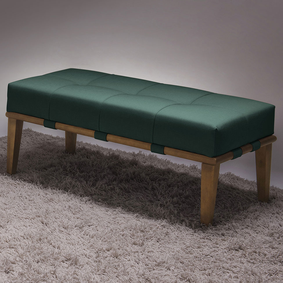 Banco Livia Verde e Mel 140 cm