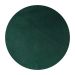Poltrona Agatha Veludo Verde e Imbuia