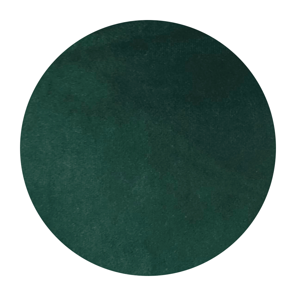 Poltrona Agatha Veludo Verde e Imbuia