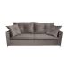 Sofá 3 Lugares Viena 210 cm Soft Cinza
