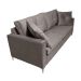 Sofá 3 Lugares Viena 210 cm Soft Cinza