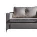 Sofá 3 Lugares Viena 210 cm Soft Marrom Claro