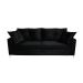 Sofá 3 Lugares Viena 210 cm Soft Preto