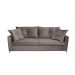 Sofá 3 Lugares Viena 230 cm Soft Cinza