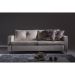 Sofá 3 Lugares Viena 230 cm Soft Marrom Claro