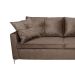 Sofá 3 Lugares Viena 230 cm Soft Marrom Médio