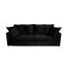 Sofá 3 Lugares Viena 230 cm Soft Preto