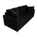 Sofá 3 Lugares Viena 230 cm Soft Preto