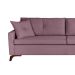 Sofá 3 Lugares Viena Veludo Rosa 190 cm