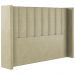 Cabeceira Casal 138 cm Barcell Veludo Bege Soon