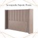 Cabeceira Casal 138 cm Barcell Veludo Rose Soon