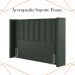 Cabeceira Casal 138 cm Barcell Veludo Verde Soon