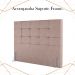 Cabeceira Casal 138 cm Berlin Veludo Rose Soon