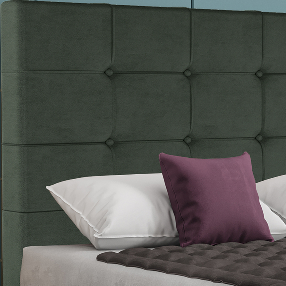 Cabeceira Casal 138 cm Berlin Veludo Verde Soon