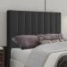 Cabeceira Casal 138 cm Dubai Veludo Preto Soon
