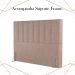Cabeceira Casal 138 cm Dubai Veludo Rose Soon