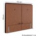 Cabeceira Casal 138 cm Lizz Veludo Terracota Soon