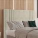 Cabeceira Casal 138 cm London Veludo Bege Soon