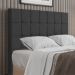 Cabeceira Casal 138 cm Lots Veludo Preto Soon