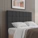 Cabeceira Casal 138 cm Lots Veludo Preto Soon