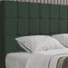 Cabeceira Casal 138 cm Lots Veludo Verde Soon