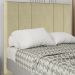 Cabeceira Casal 138 cm Madrid Veludo Bege Soon