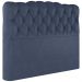 Cabeceira Casal 138 cm Milan Veludo Azul Soon