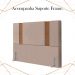 Cabeceira Casal 138 cm Veron Veludo Rose Soon