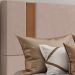 Cabeceira Casal 138 cm Veron Veludo Rose Soon